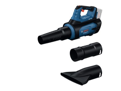 BOSCH Akkus lombfúvó GBL 18V-800 + fúvóka készlet (akku és töltő nélkül) 200 km/h