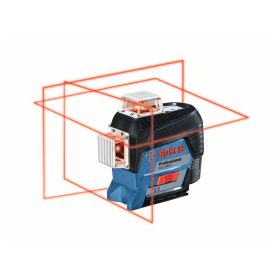 BOSCH Vonallézer 3 x 360° GLL 3-80 C + BT 150 Állvány