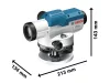 BOSCH Optikai szintezőkészülék GOL 32 D + BT 160 Állvány + GR 500 Mérőléc IP54