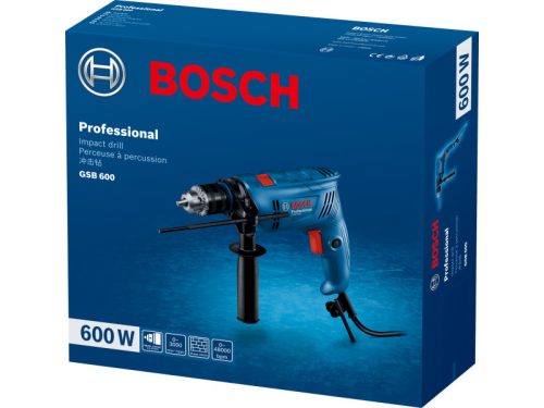 BOSCH Ütvefúrógép GSB 600 / 600 W