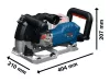 BOSCH Akkus falhoronymaró GNF18V-40 L-BOXX-ban (akkus és töltő nélkül)