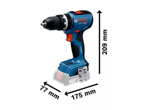 BOSCH Akkus ütvefúró-csavarozó GSB 18V-65 (akku + töltő nélkül)