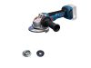 BOSCH Akkus sarokcsiszoló 125 mm GWS 18V-11 (akku és töltő nélkül)