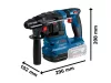 BOSCH Akkus Kombikalapács GBH 185-LI kartondobozban (akku és töltő nélkül) SDS-Plus