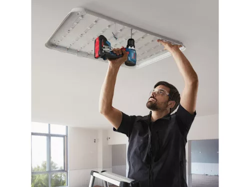 BOSCH Akkus erőcsomag GSR 18V-65 + GWS18V-11 + tartozékkészlet (akku és töltő nélkül)