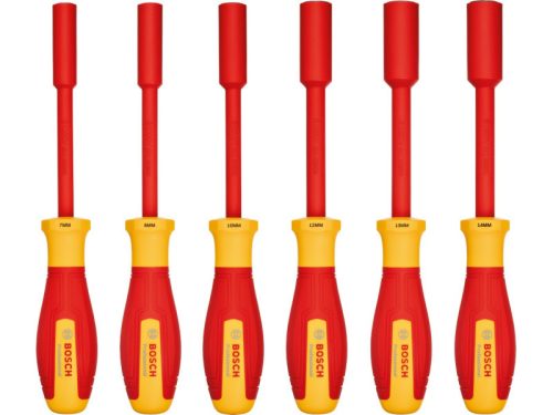 BOSCH Csavarhúzó készlet 6 részes (SW7 - 14 mm) 1000 V-ig szigetelt