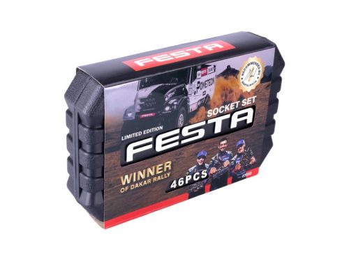 FESTA Dugókulcs készlet 46 részes 1/4" 4-14 mm CrV