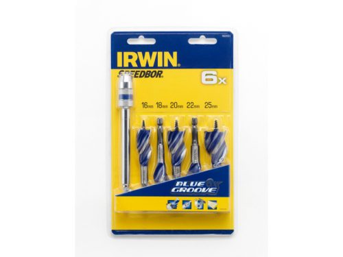 IRWIN Fafúró szett 5 részes bit Blue Groove 6x