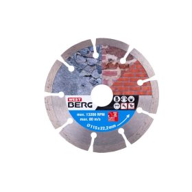   DIAMANT Gyémánt vágókorong 115 x 1,8 x 7,0 x 22,2 mm szegmentált