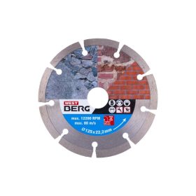   DIAMANT Gyémánt vágókorong 125 x 2,0 x 7,0 x 22,2 mm szegmentált