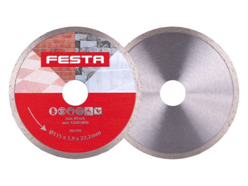 FESTA Gyémánt vágókorong 115 x 2,0 x 22,2 mm folytonos