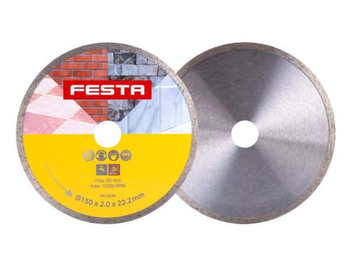 FESTA Gyémánt vágókorong 150 x 2,6 x 22,2 mm folytonos