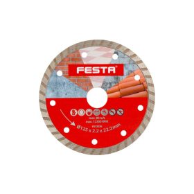 FESTA Gyémánt vágókorong 125 x 2,4 x 22,2 mm turbo