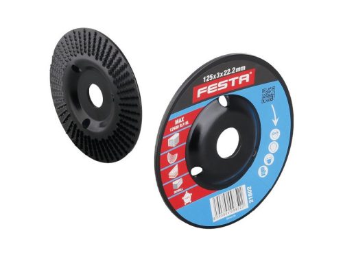 FESTA Ráspoly korong közepes 125 x 22,2 mm