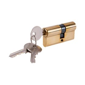 Zárbetét 65 mm 3 kulcsos biztonsági Nikkel