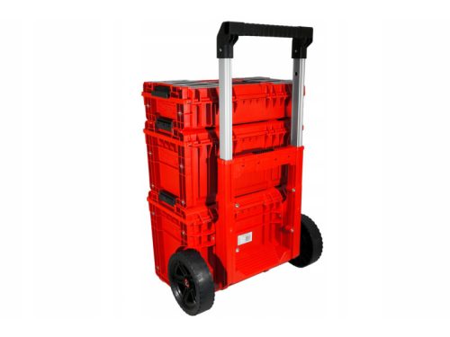 QBRICK SYSTEM PRIME Gurulós szerszámosláda Custom SET 2 Red Ultra HD