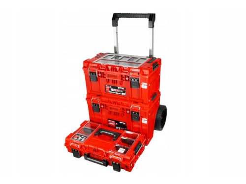 QBRICK SYSTEM PRIME Gurulós szerszámosláda Custom SET 2 Red Ultra HD