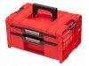 QBRICK SYSTEM PRO Gurulós Fiókos Szerszámosláda 3 Red Ultra HD