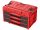 QBRICK SYSTEM ONE 2.0 3 fiókos szerszámosláda Red Ultra HD