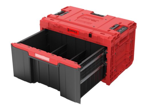 QBRICK SYSTEM ONE 2.0 1 fiókos Szerszámosláda Red ultra HD