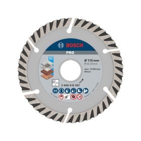   BOSCH PRO Multi Material Gyémánt vágókorong 115 x 2,0 x 10 x 22,2 mm szegmentált