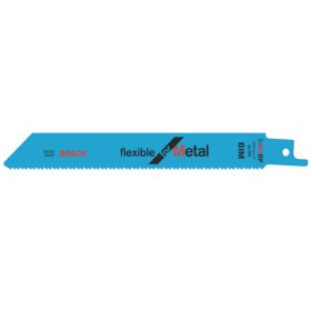   BOSCH Szablyafűrészlap fémre S 922 BF 150 mm / 14TPI bimetál Flexible for Metal (100 db)