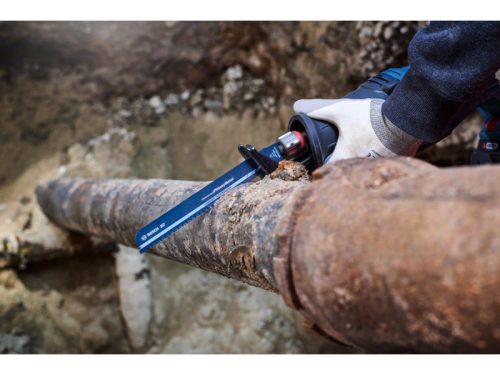 BOSCH Szablyafűrészlap fémre S 1130 CF 225 mm / 8+10 TPI bimetál (5 db)