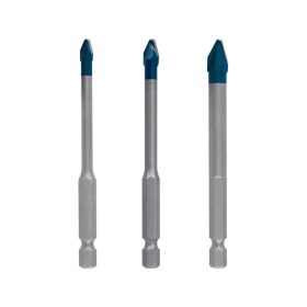  BOSCH EXPERT HEX-9 Üveg- és csempefúrószár készlet 3 részes (5 / 6 / 8 x 90 mm) HARD CERAMIC