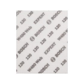   BOSCH EXPERT W480 Csiszolóháló mosható 140 x 115 mm /P120 (2 db)