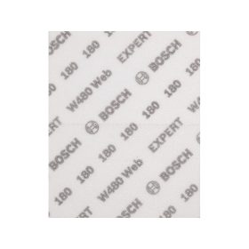   BOSCH EXPERT W480 Csiszolóháló mosható 140 x 115 mm /P180 (2 db)