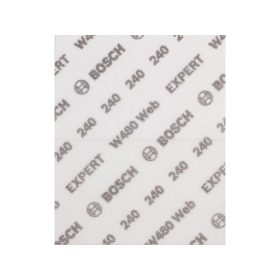   BOSCH EXPERT W480 Csiszolóháló mosható 140 x 115 mm /P240 (2 db)