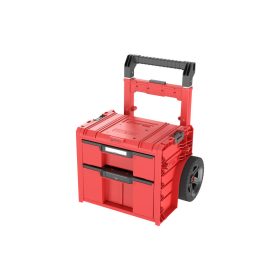   QBRICK SYSTEM PRO 2.0 Gurulós szerszámosláda Fiókos 2 Red Ultra HD