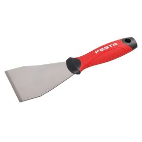   FESTA Festékkaparó spakli 75 mm inox profi lágy fogantyús