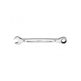   MILWAUKEE Racsnis csillag-villáskulcs 18 mm / 242,5 mm CrV MAX BITE™