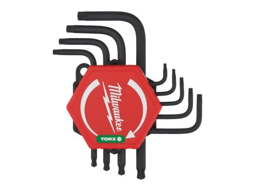 MILWAUKEE Torx L-alakú kompakt kulcs készlet 9 részes T10-T50