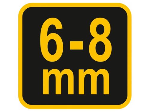 VOREL Betonvas hajlító 6-8 mm 16 x 12 x 5 mm