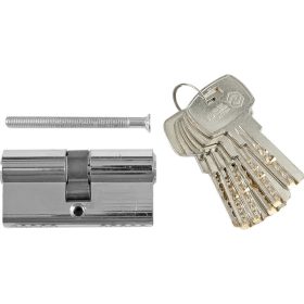 VOREL Zárbetét + 6 db kulcs réz 62 mm