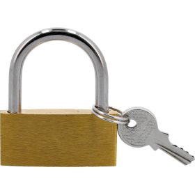 Lakat 50 mm sárgaréz 3 kulcsos