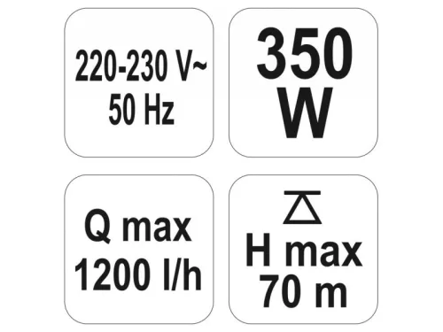 FLO Elektromos búvárszivattyú 350W