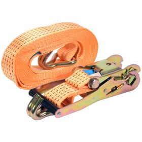 VOREL Racsnis rakományrögzítő heveder 6 m x 50 mm / 5 t