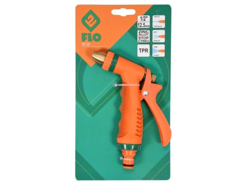 FLO Öntözőpisztoly cinkbetétes 3 funkciós