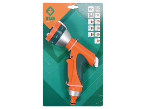 FLO Öntözőpisztoly cinkbetétes 7 funkciós