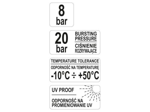 FLO Locsolótömlő 3/4" 50 m 3 rétegű 15bar