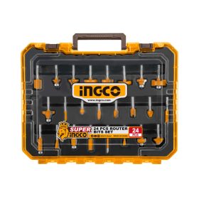 INGCO Felsőmaró készlet 24 részes 6 mm