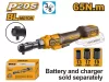 INGCO Akkus ütvecsavarozó 3/8" 65 Nm szénkefe nélküli 20 V (akku és töltő nélkül)