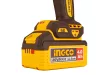 INGCO Akkus ütvefúró-csavarozó 96 Nm szénkefe nélküli 20 V (2 x 4,0 Ah akku + töltő)