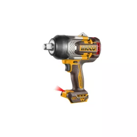   INGCO Akkus ütvecsavarozó 3/4" 1750 Nm szénkefe nélküli 20 V (akku és töltő nélkül)