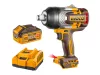 INGCO Akkus ütvecsavarozó 3/4" 1750 Nm szénkefe nélküli 20 V (2 x 8,0 Ah akku + töltő)
