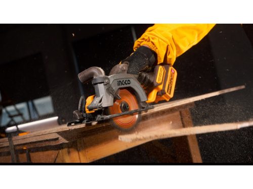 INGCO Akkus körfűrész 140 mm szénkefe nélküli 20 V (akku és töltő nélkül)