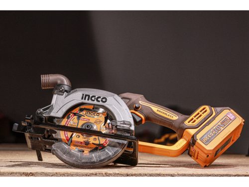 INGCO Akkus körfűrész 140 mm szénkefe nélküli 20 V (akku és töltő nélkül)